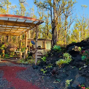 Country house Exotic Garden At Amazing Volcano Fissure, Mountain View